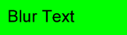 Drawing blurred text with an ASP component
