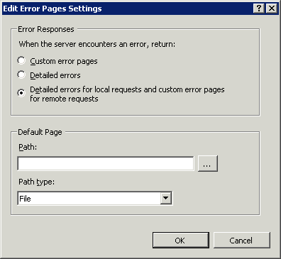 Showing detailed ASP error messages